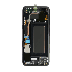 S10 5G back glass Black